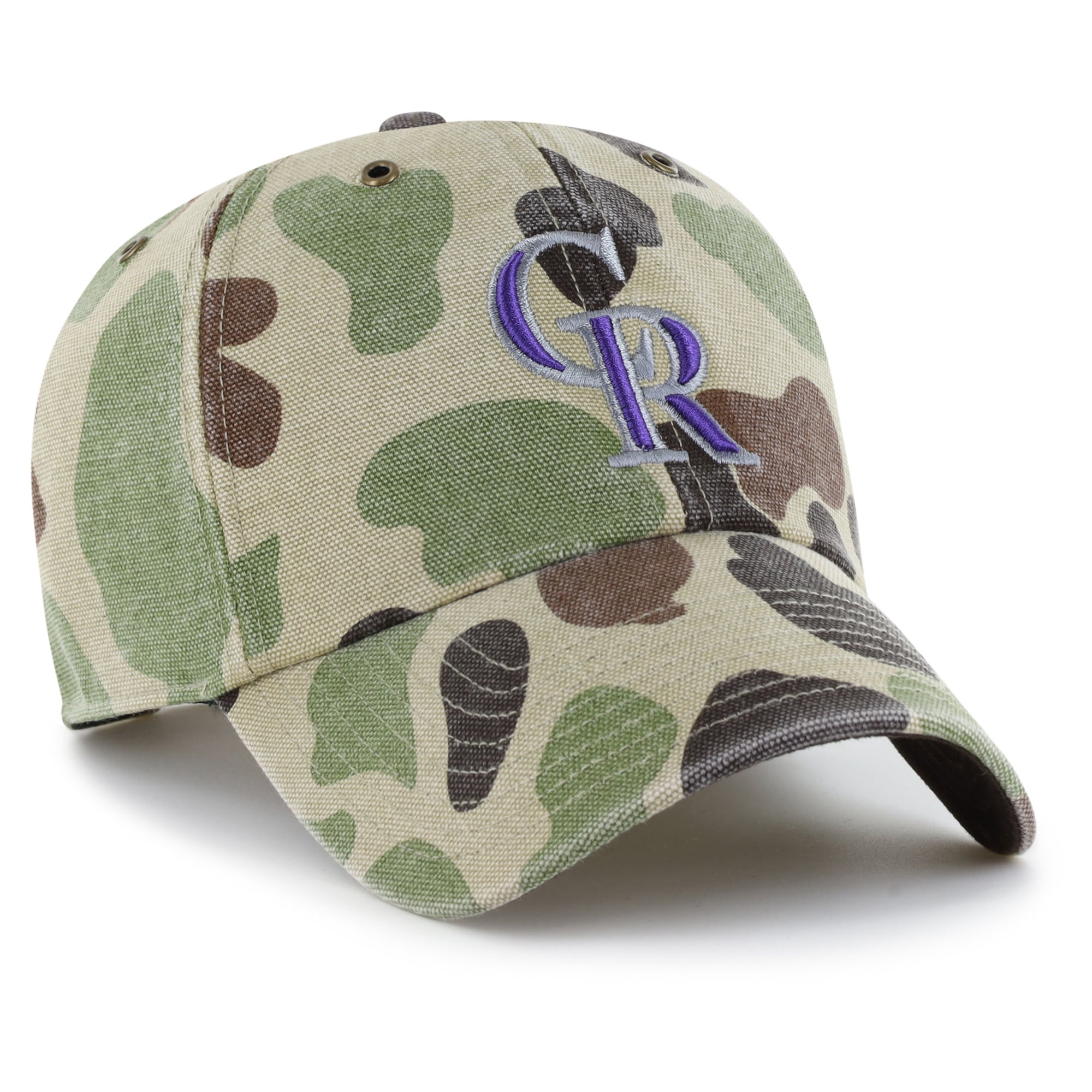 Casquette ajustable Carhartt x '47 Camo Colorado Rockies Duck Clean Up pour homme