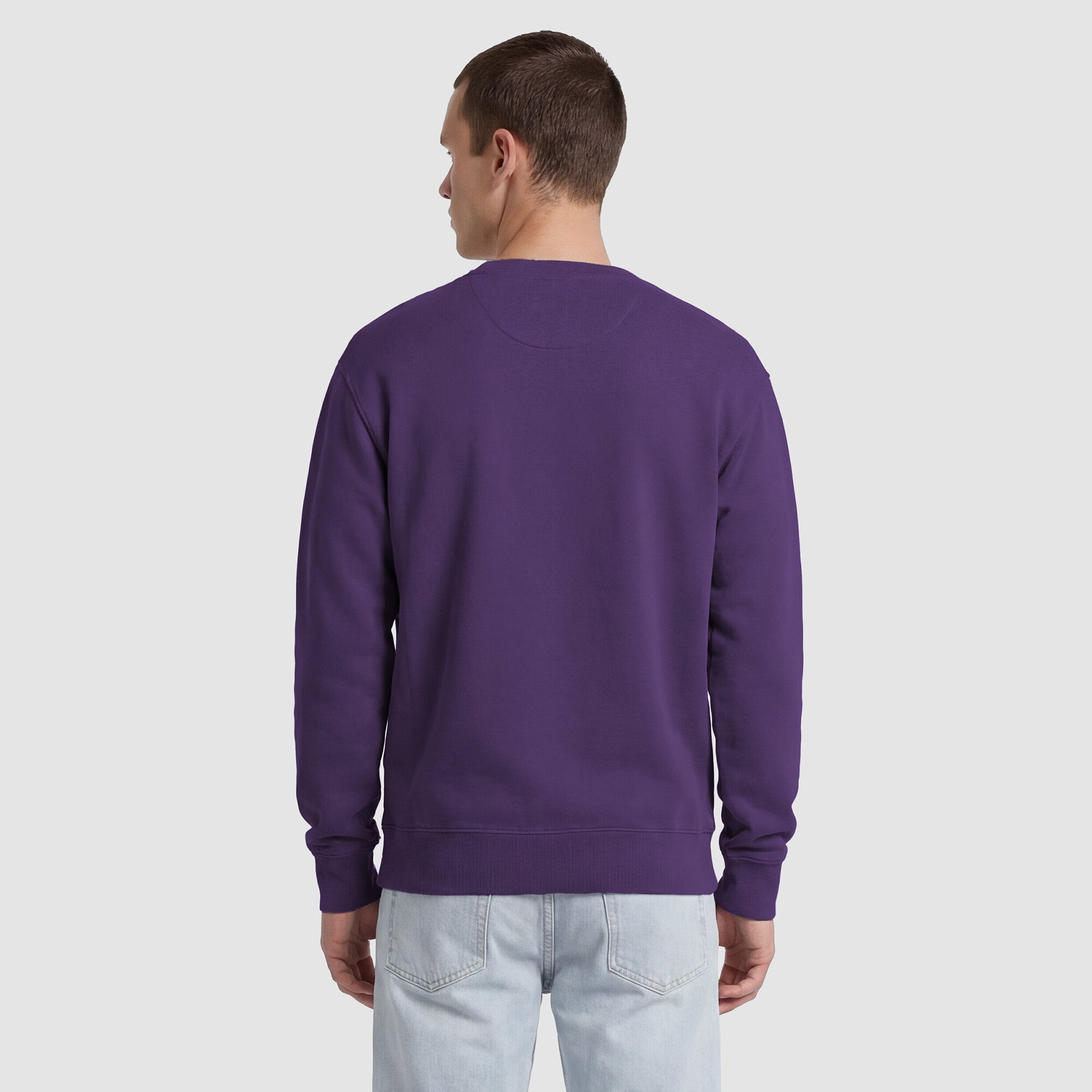 Men's Champion  Purple Colorado Rockies Fleece Crew Sweatshirt