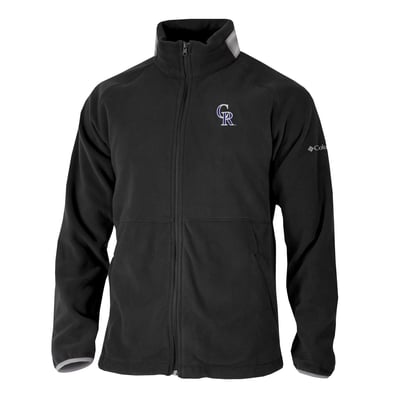Colorado Rockies Columbia  Everest Ridge Full-Zip Fleece Jacket - Black