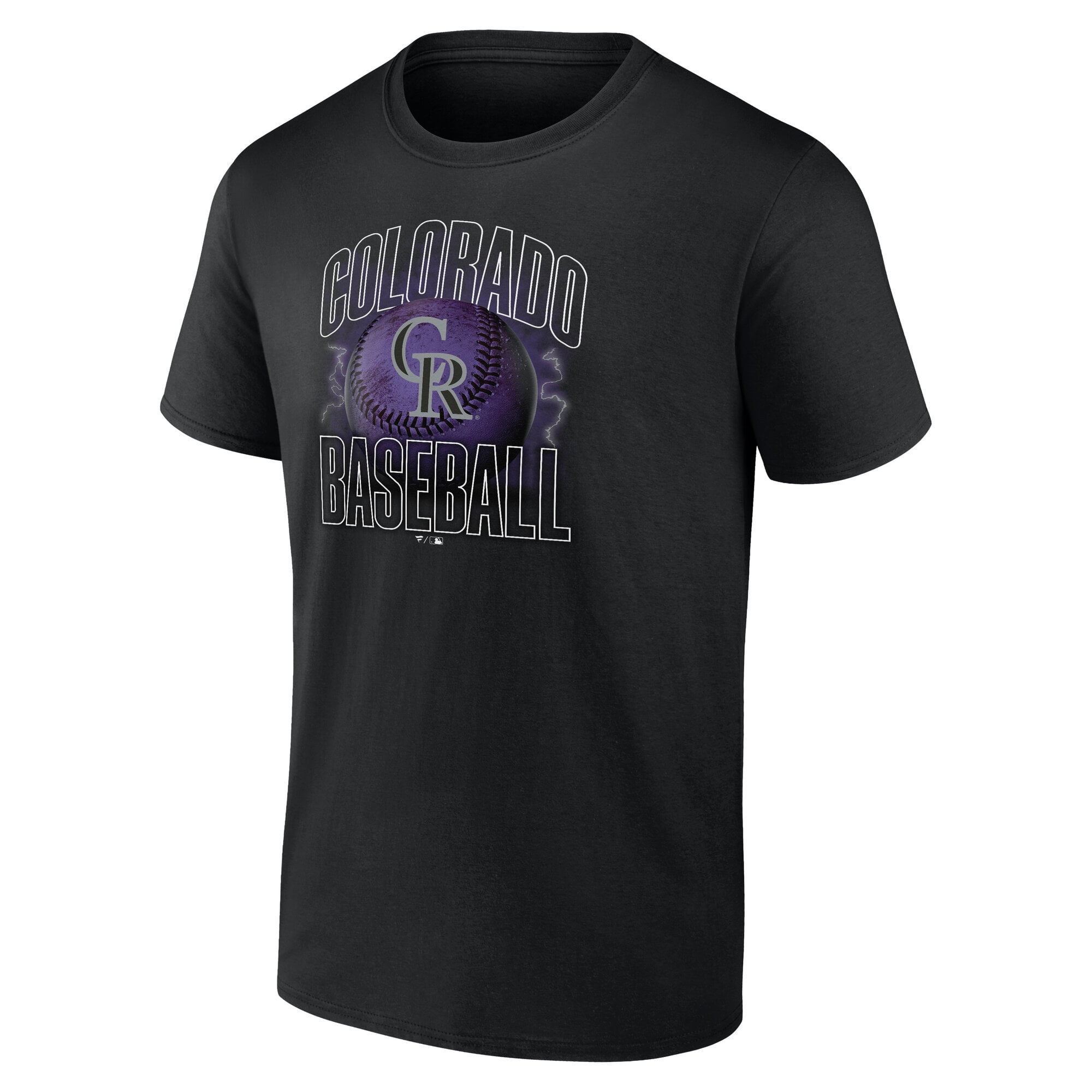 T-shirt noir Fanatics Colorado Rockies Match Up pour homme
