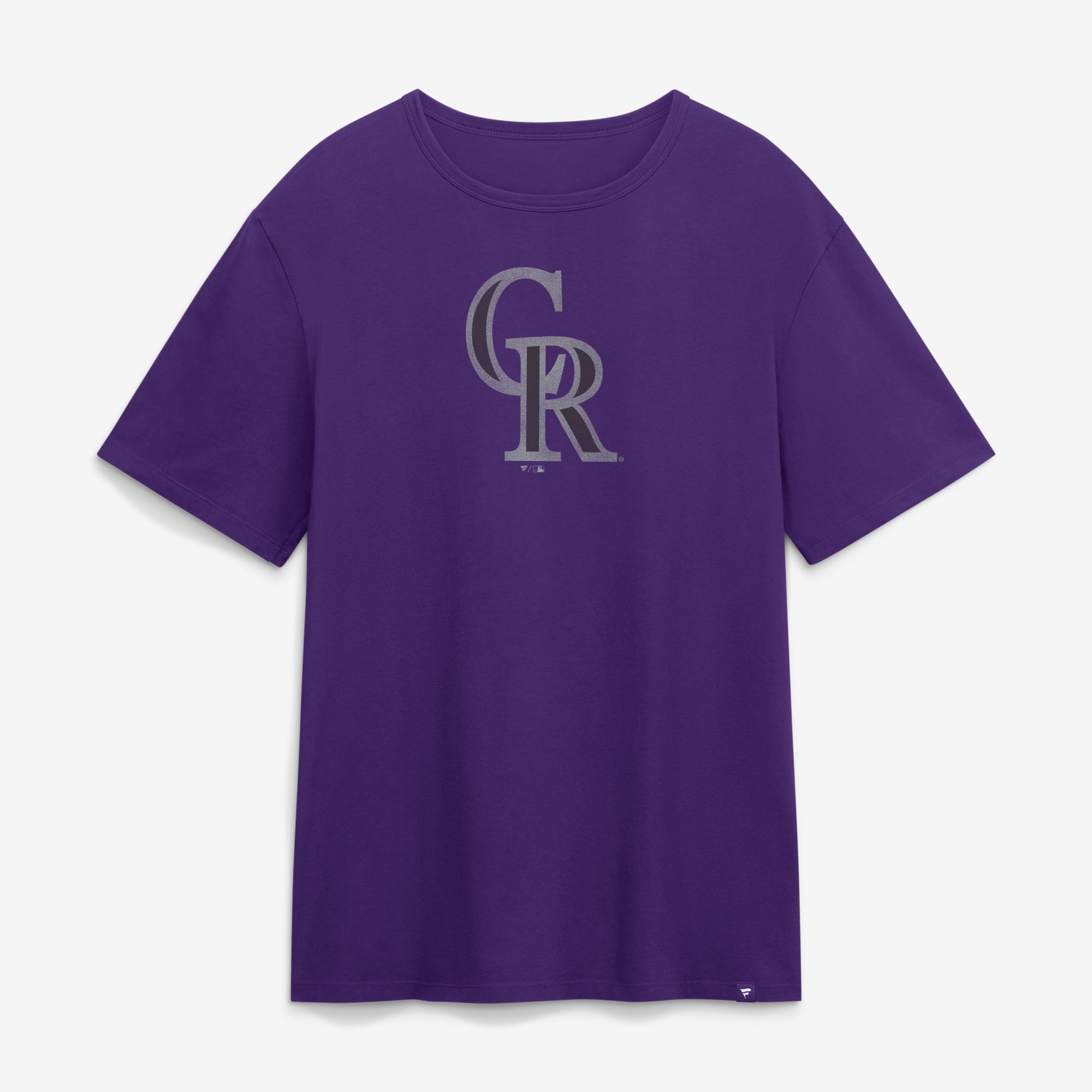 Men's Fanatics Purple Colorado Rockies Vintage Logo Legacy T-Shirt