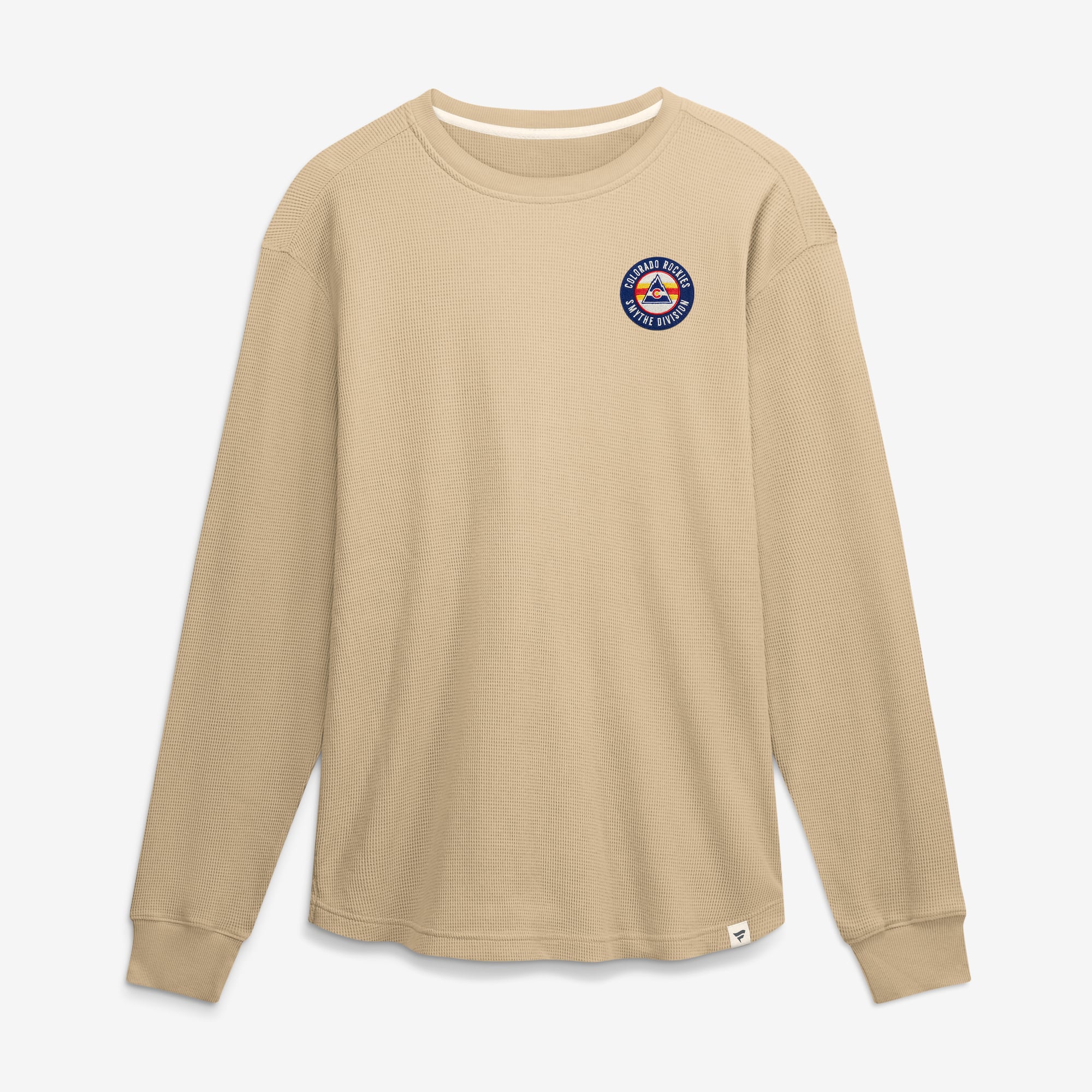 T-shirt à manches longues Fanatics Tan Colorado Rockies Heritage pour homme