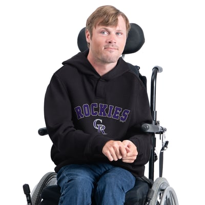 Colorado Rockies G-III Sports by Carl Banks Adaptive Fan Favorite Fleece Hoodie - Black