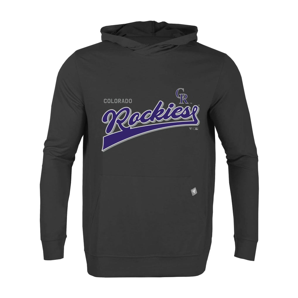 Colorado Rockies Levelwear Relay Vintage Team 2.0 Pullover Hoodie - Charcoal