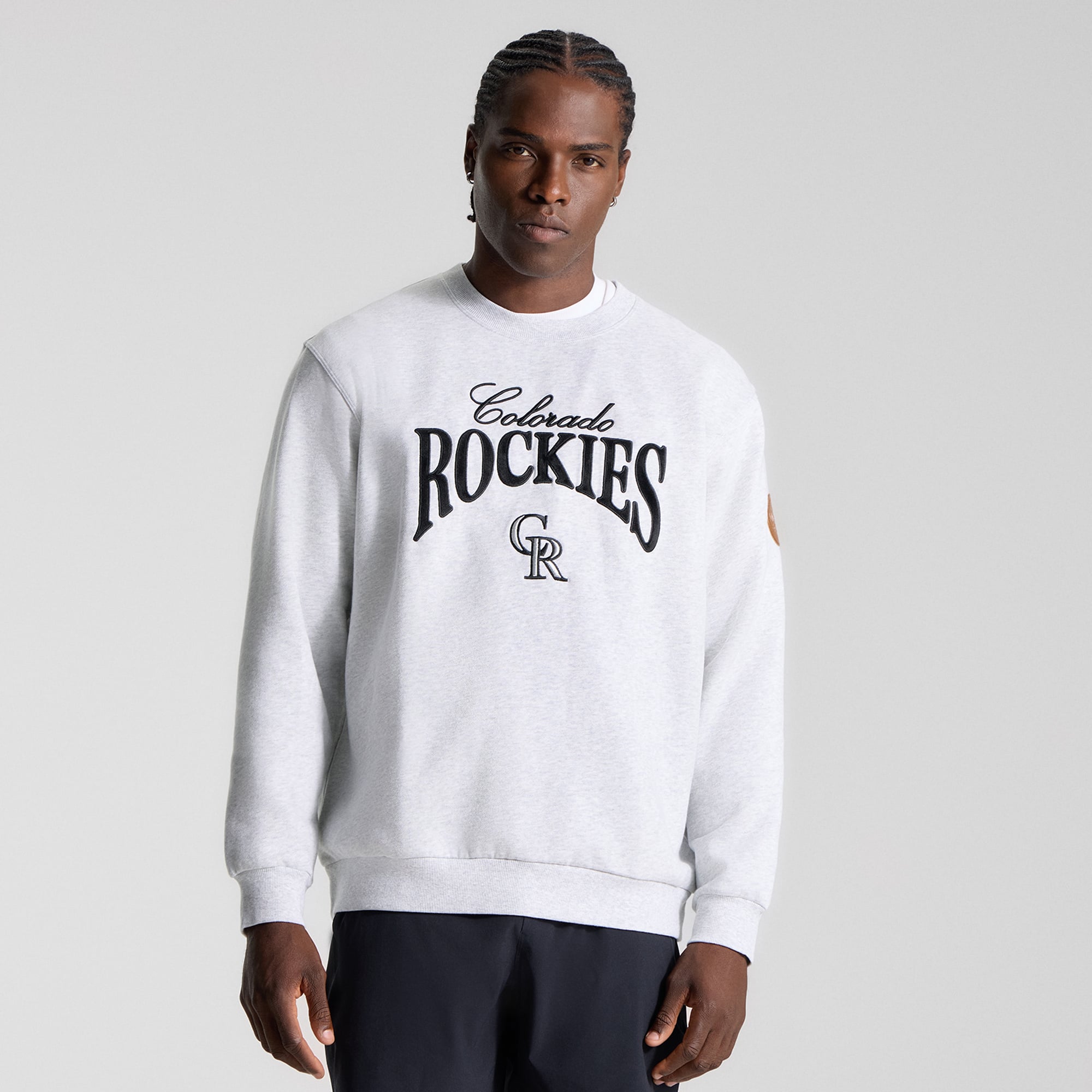 Sweat-shirt pour homme lululemon Heathered Core Ultra Light Grey Colorado Rockies Steady State
