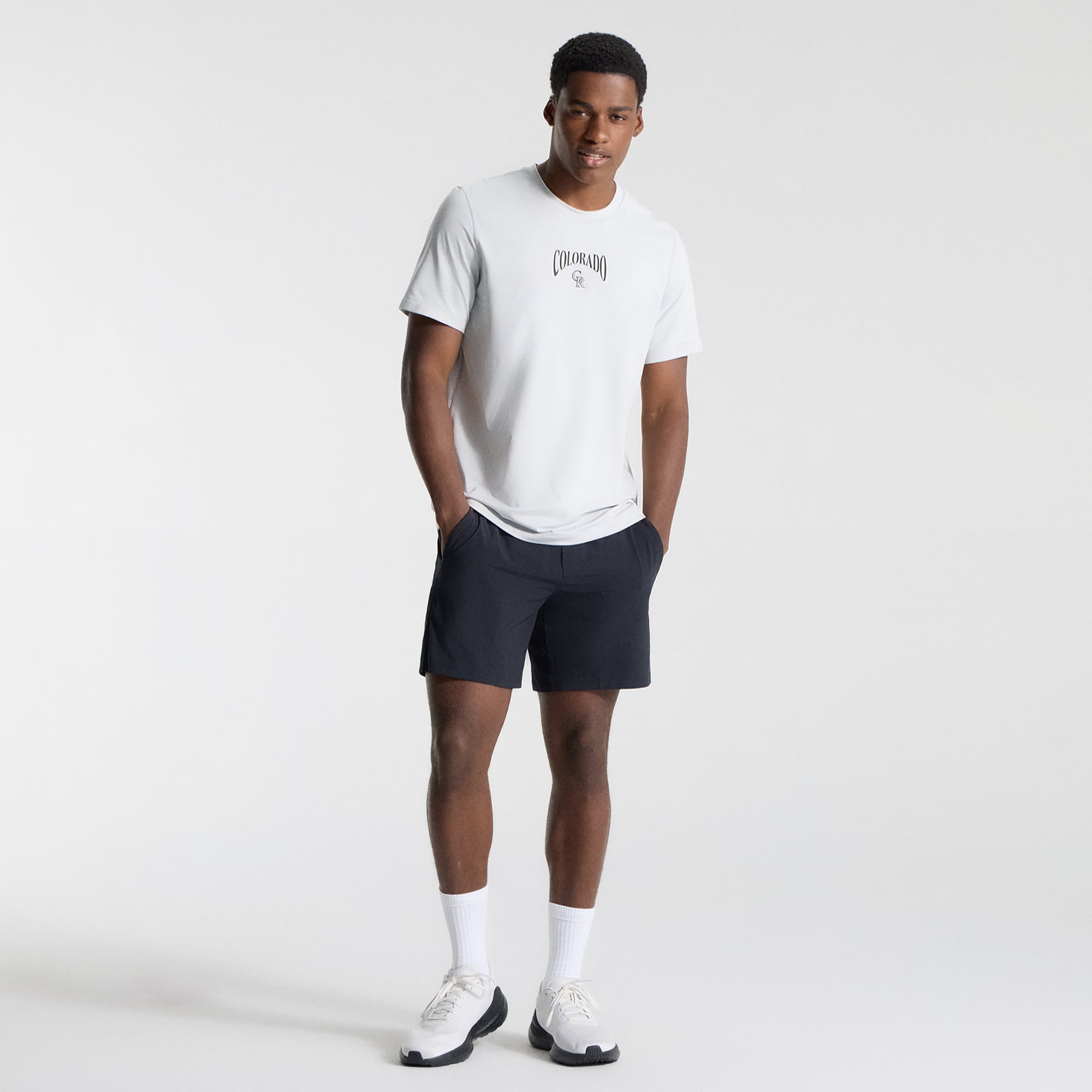 T-shirt en jersey doux pour homme lululemon Heathered Silver Drop Colorado Rockies