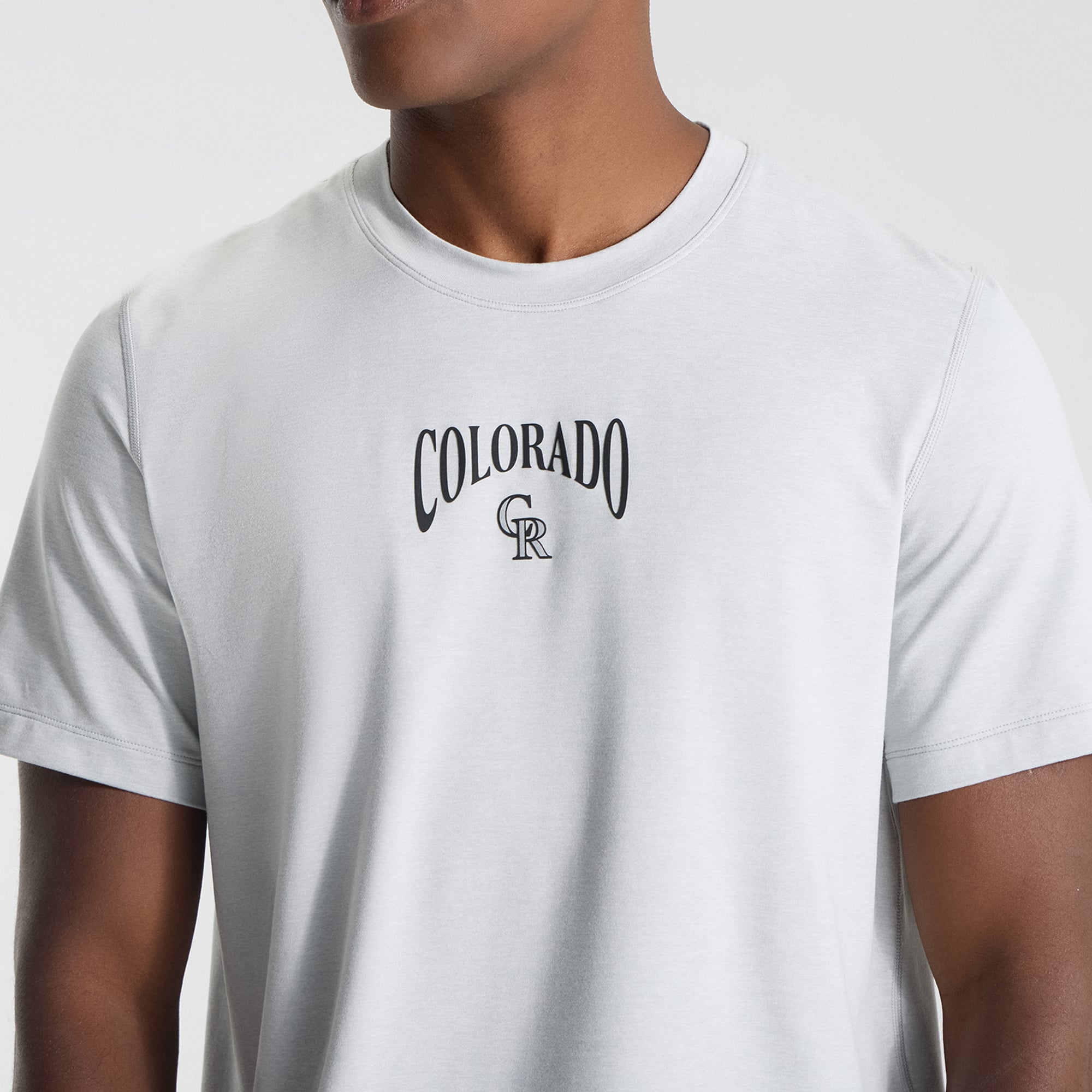 T-shirt en jersey doux pour homme lululemon Heathered Silver Drop Colorado Rockies