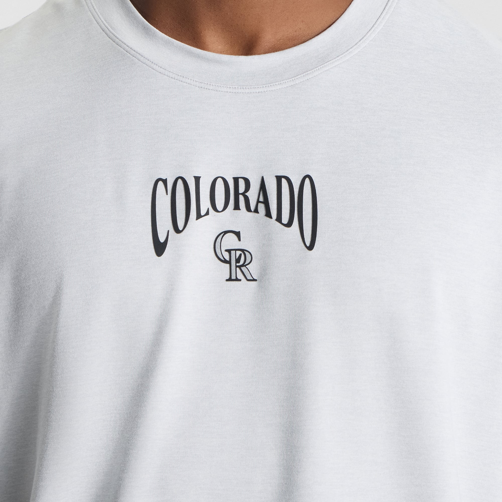 T-shirt en jersey doux pour homme lululemon Heathered Silver Drop Colorado Rockies