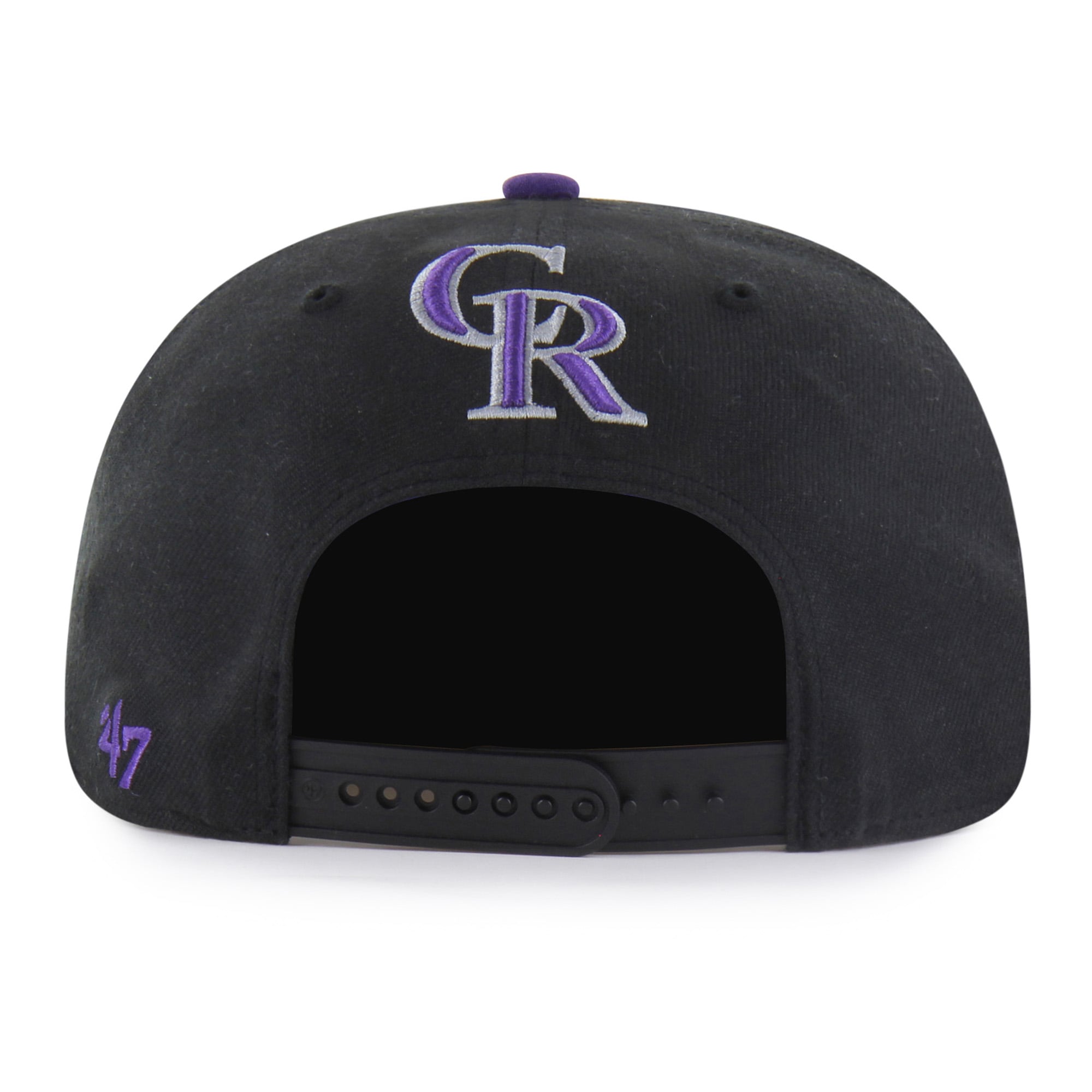 Casquette Snapback Captain Mister Cartoon x '47 Black Colorado Rockies pour homme