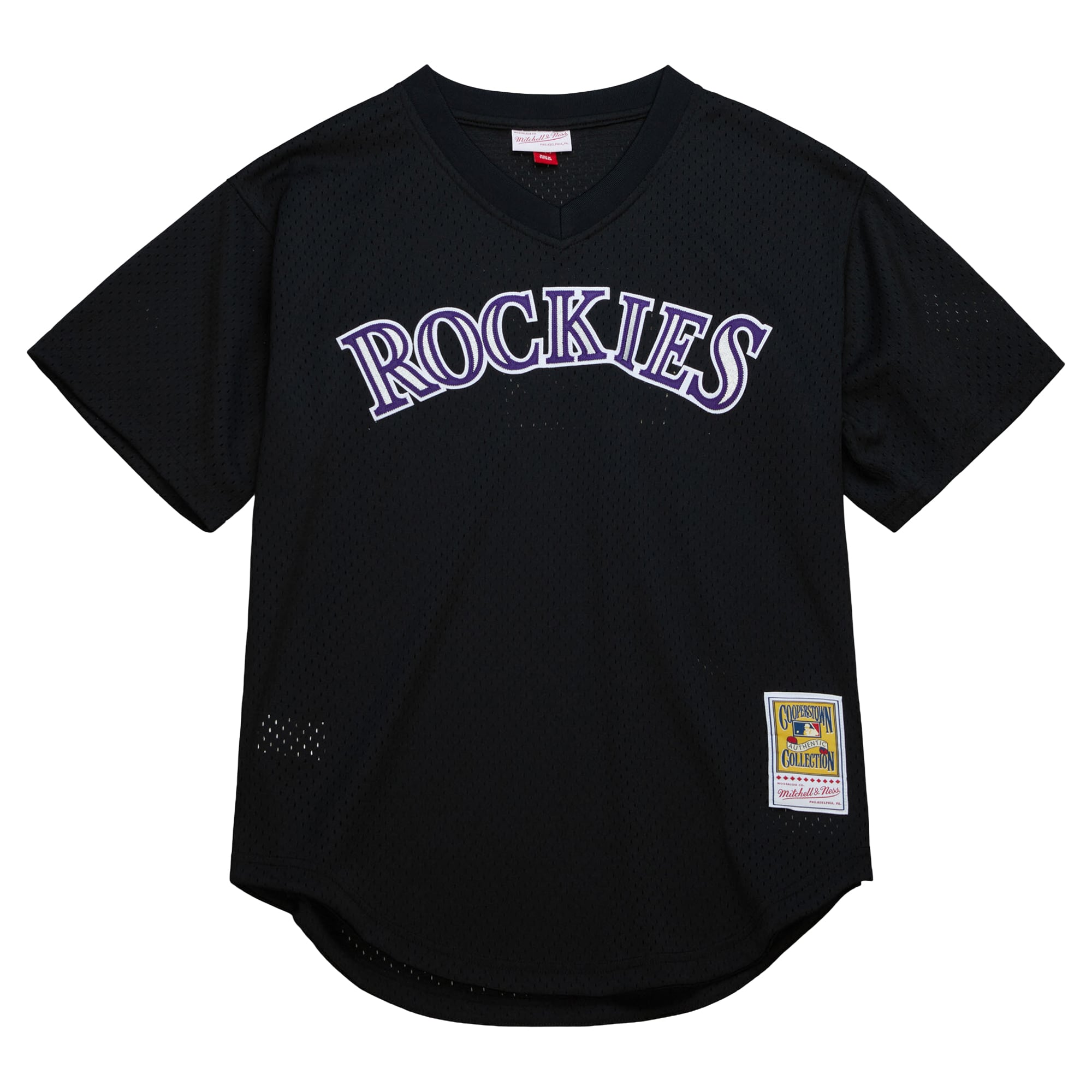 V100492 Maillot d'entraînement authentique MLB de Todd Helton (Colorado Rockies, 1998) - Pull-over
