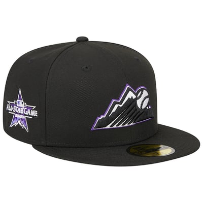 Colorado Rockies New Era  2021 MLB All-Star Game Team Color 59FIFTY Fitted Hat - Black