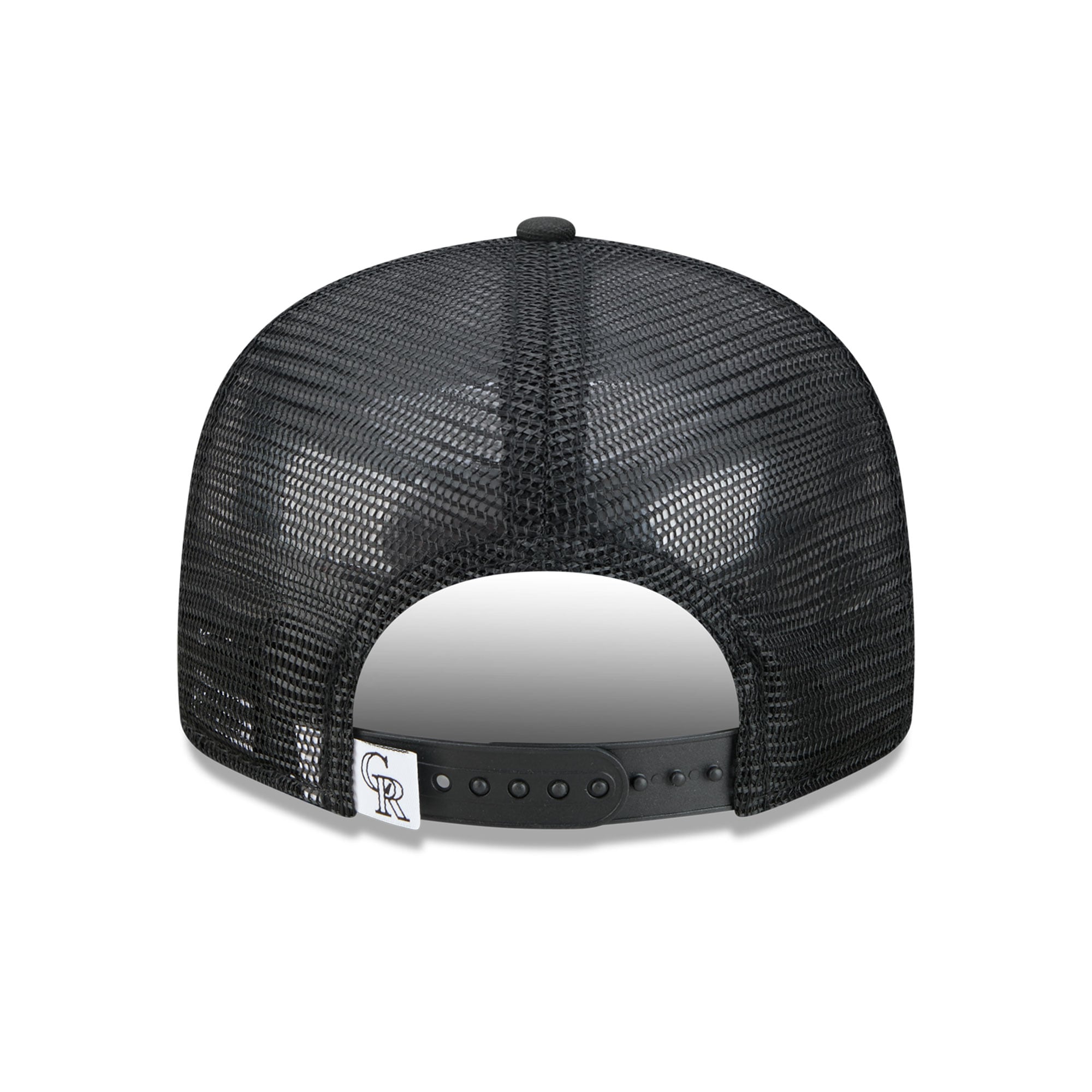 Casquette trucker ajustable New Era 9FIFTY Colorado Rockies noire pour homme