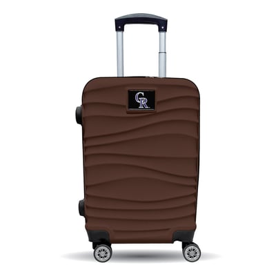 Colorado Rockies MOJO Brown Color Blitz Carry-On Hardcase Spinner Luggage
