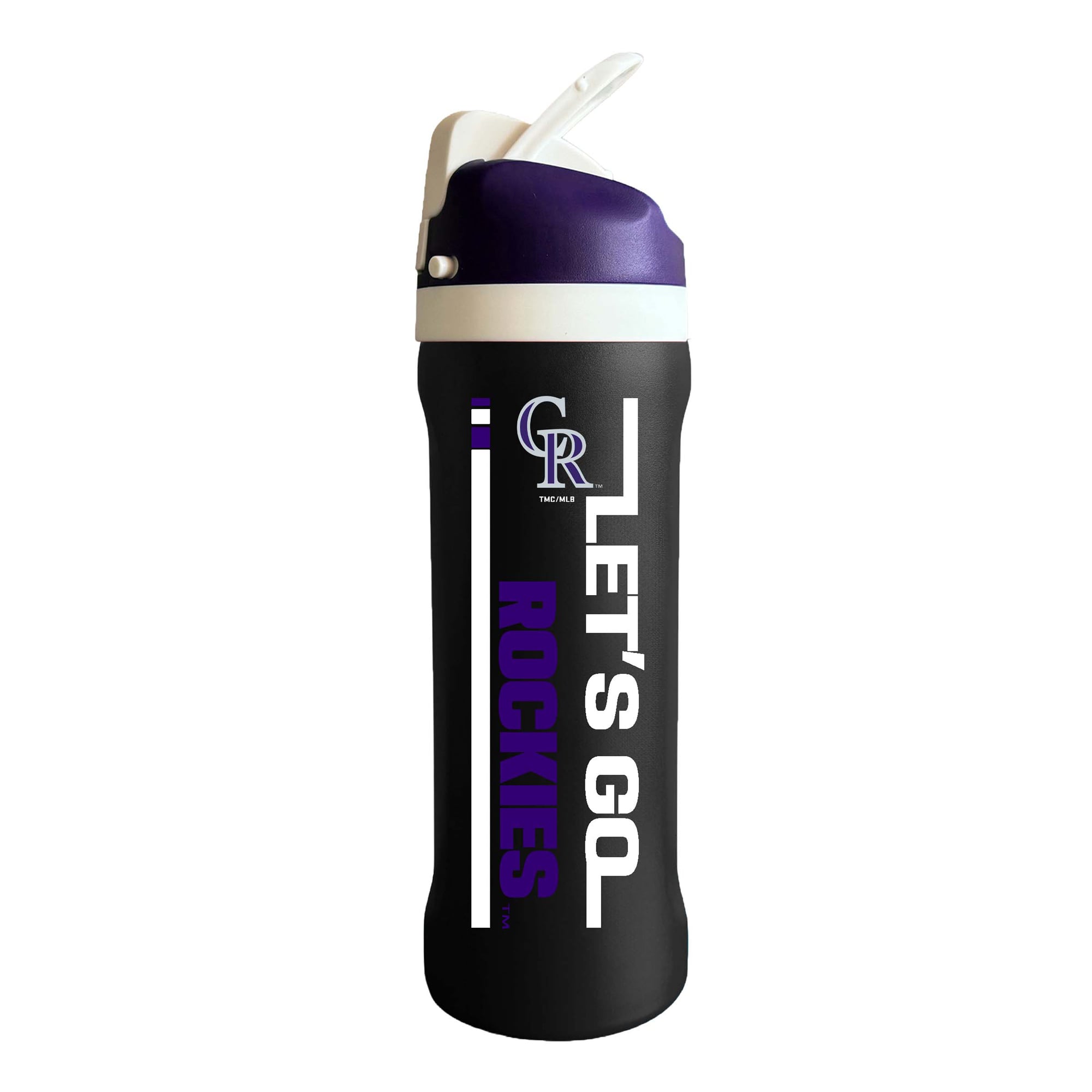 Gobelet isotherme en acier inoxydable de 710 ml (24 oz) aux couleurs de l'équipe Colorado Rockies de The Memory Company