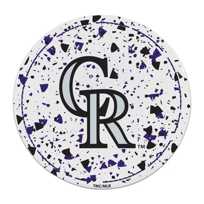 Colorado Rockies The Memory Company Circle Ceramic Coaster Set