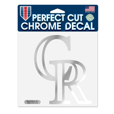 Colorado Rockies WinCraft 6" x 6" Chrome Decal