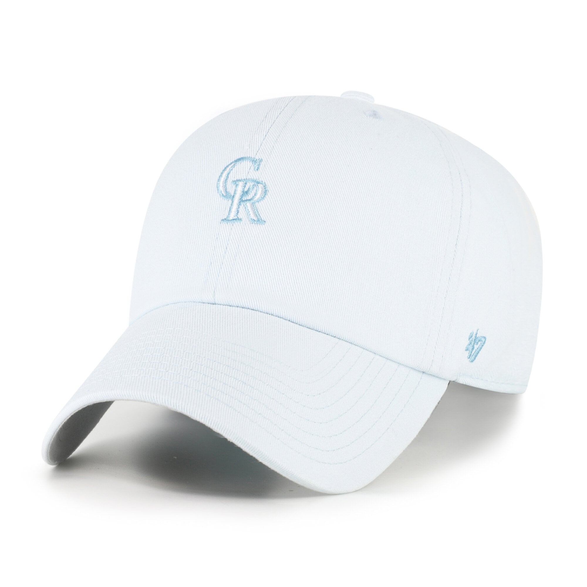 Women's '47 Light Blue Colorado Rockies Pastel Clean Up Adjustable Hat