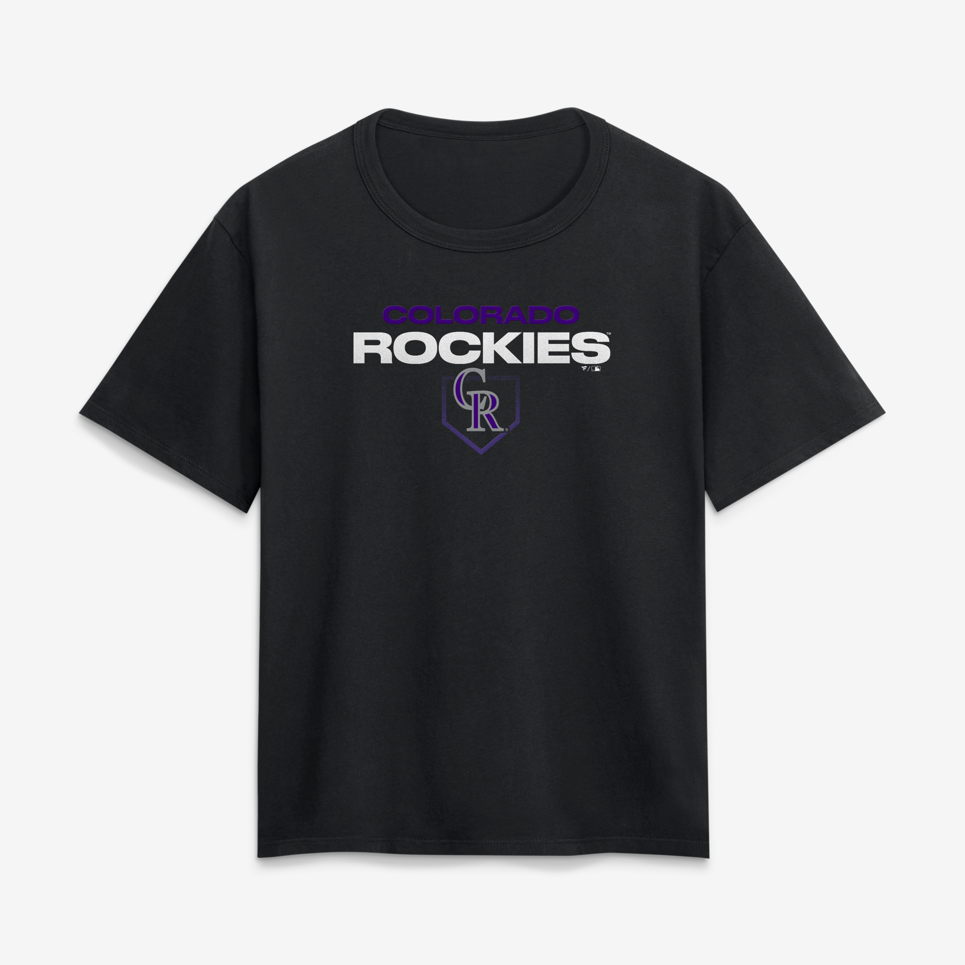 Women's Fanatics Black Colorado Rockies Legacy T-Shirt