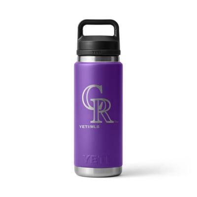 Colorado Rockies YETI 26oz. Rambler Chug Water Bottle