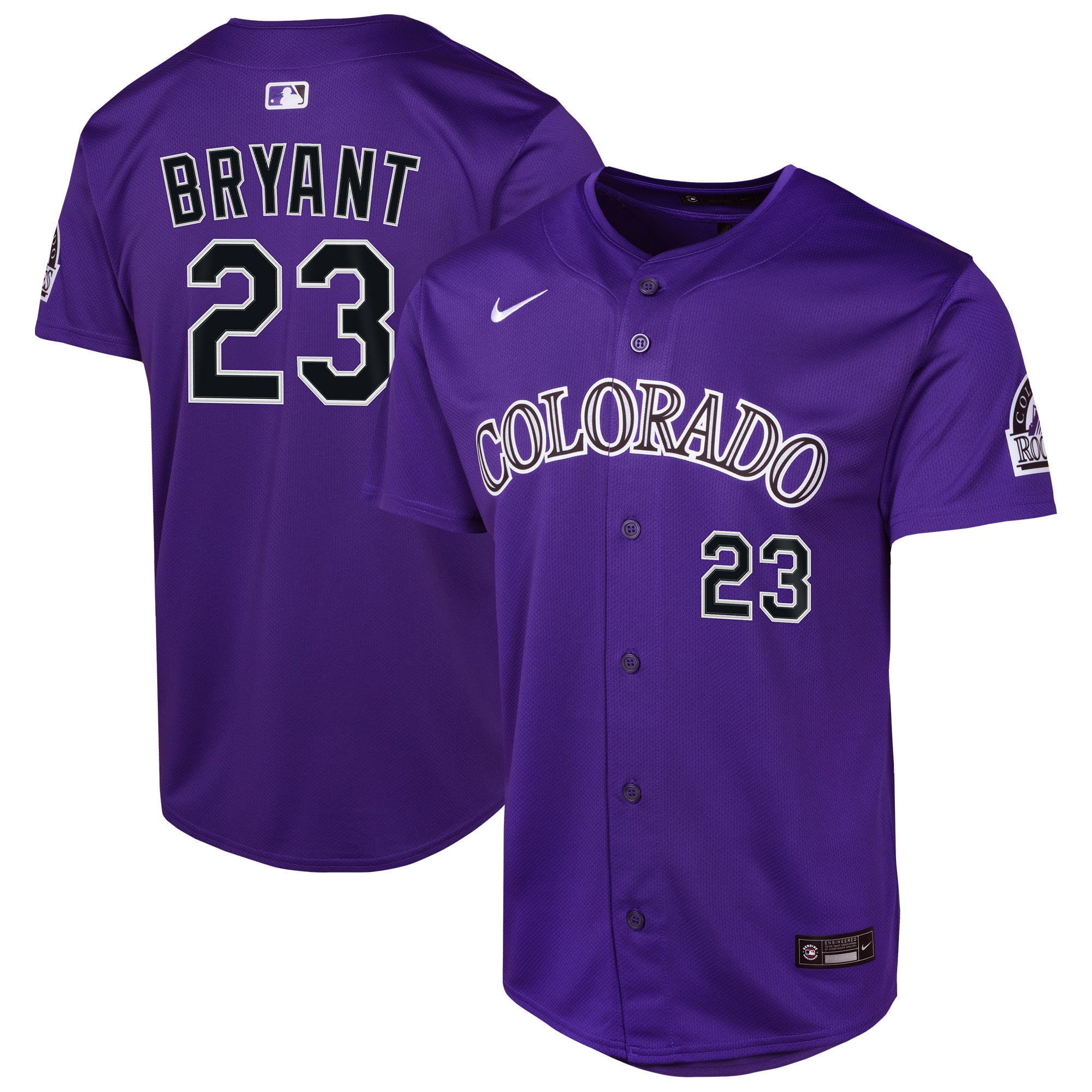 youth nike-kris-bryant-purple- 