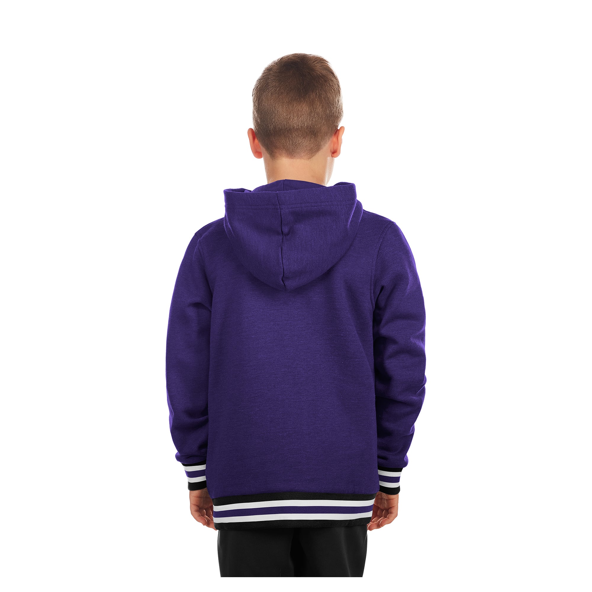 Sweat à capuche New Era violet Colorado Rockies pour jeunes