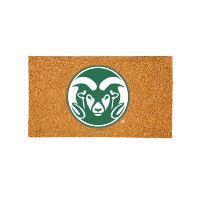 Colorado State Rams 28" x 16" Team Logo Outdoor Coir Mat