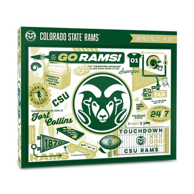 Colorado State Rams IDNA 500-Piece Scrapbook Puzzle