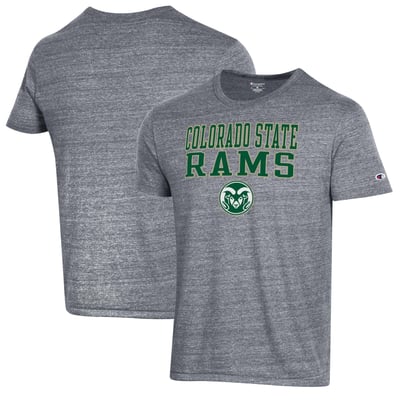 Colorado State Rams Champion Ultimate Triblend T-Shirt - Gray