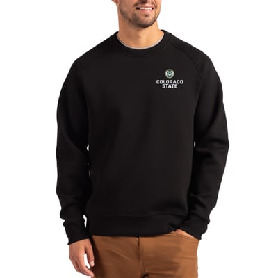 Colorado State Rams Cutter & Buck Roam Recycled Pullover - Black