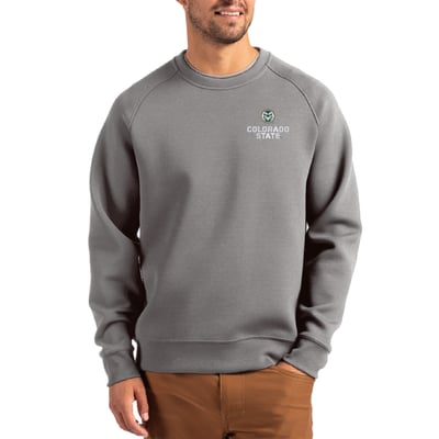 Colorado State Rams Cutter & Buck Roam Recycled Pullover - Gray