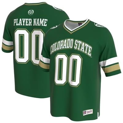 Colorado State Rams GameDay Greats Unisex Lightweight Collegiate Football NIL Pick-A-Player Fashion Jersey - Green