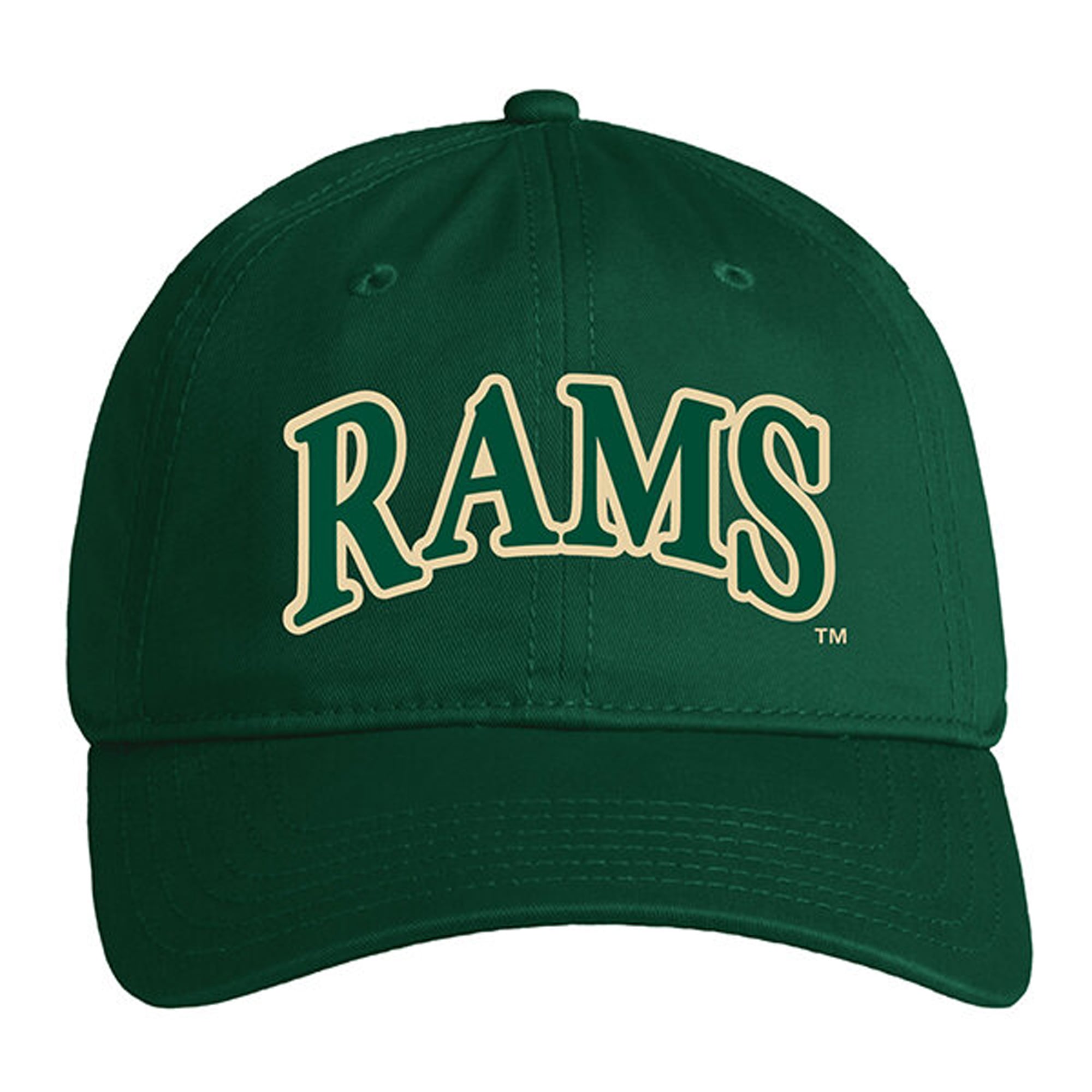 Casquette unisexe Under Armour verte Colorado State Rams en coton lavé Iso-Chill ajustable