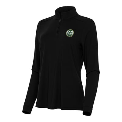 Colorado State Rams Antigua Women's Intent Quarter-Zip Top - Black