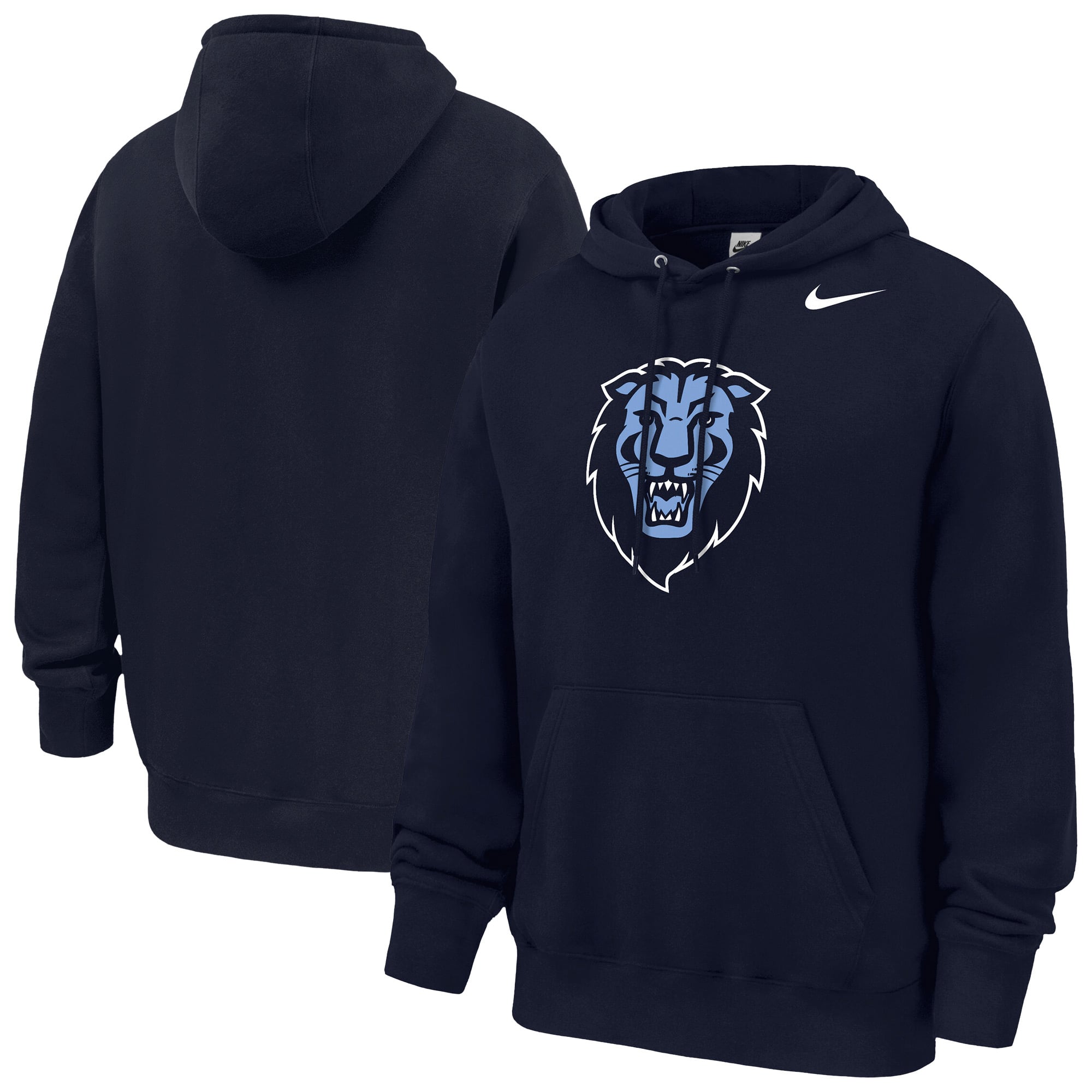 Men's Nike Navy Columbia University Club Fleece Hoodie