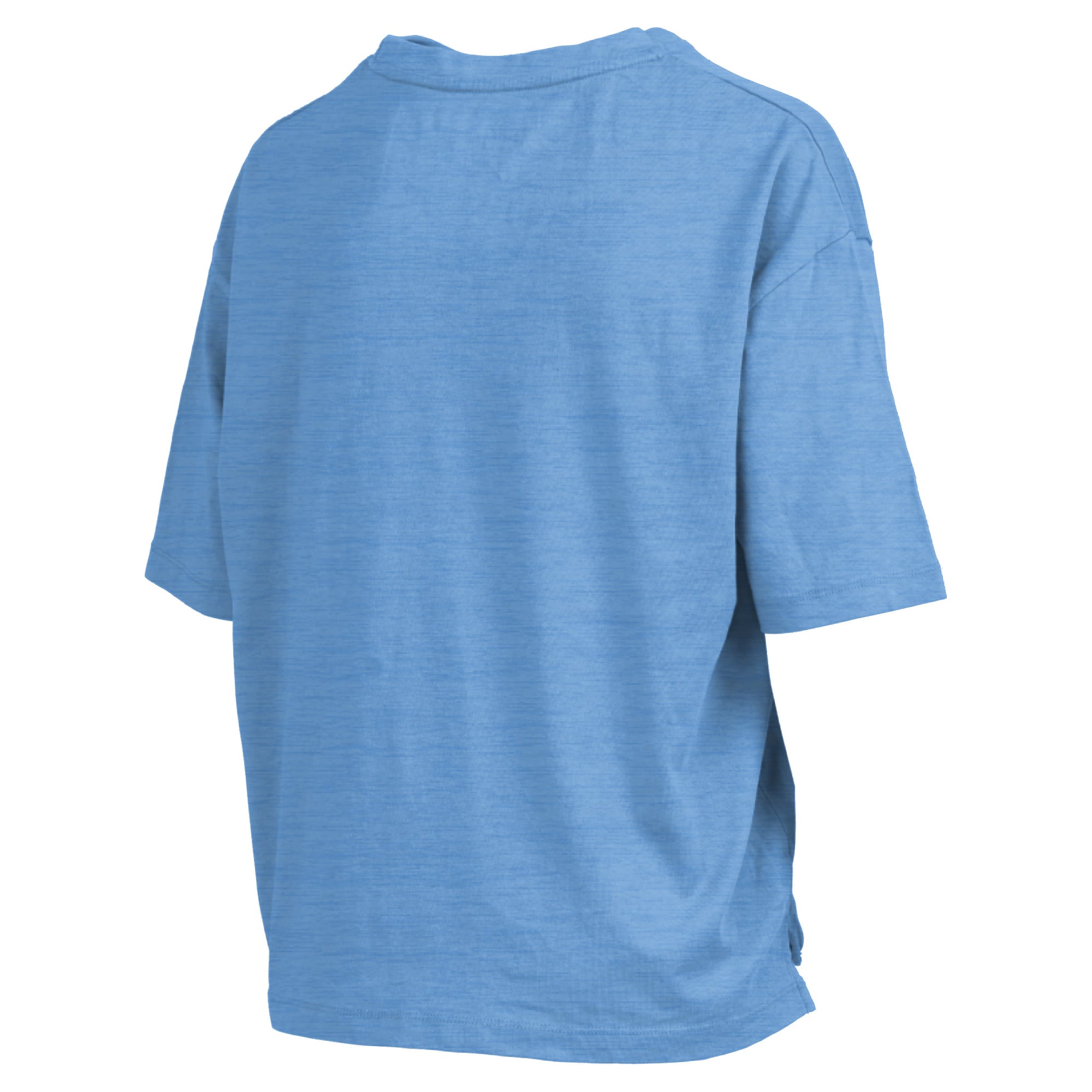 Women's Pressbox Light Blue Columbia University Oversized Nelson Arch Over Logo Slub T-Shirt