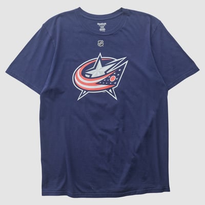 Columbus Blue Jackets Reebok 2010s T-shirt - Navy - S by Fanatics Real Vintage