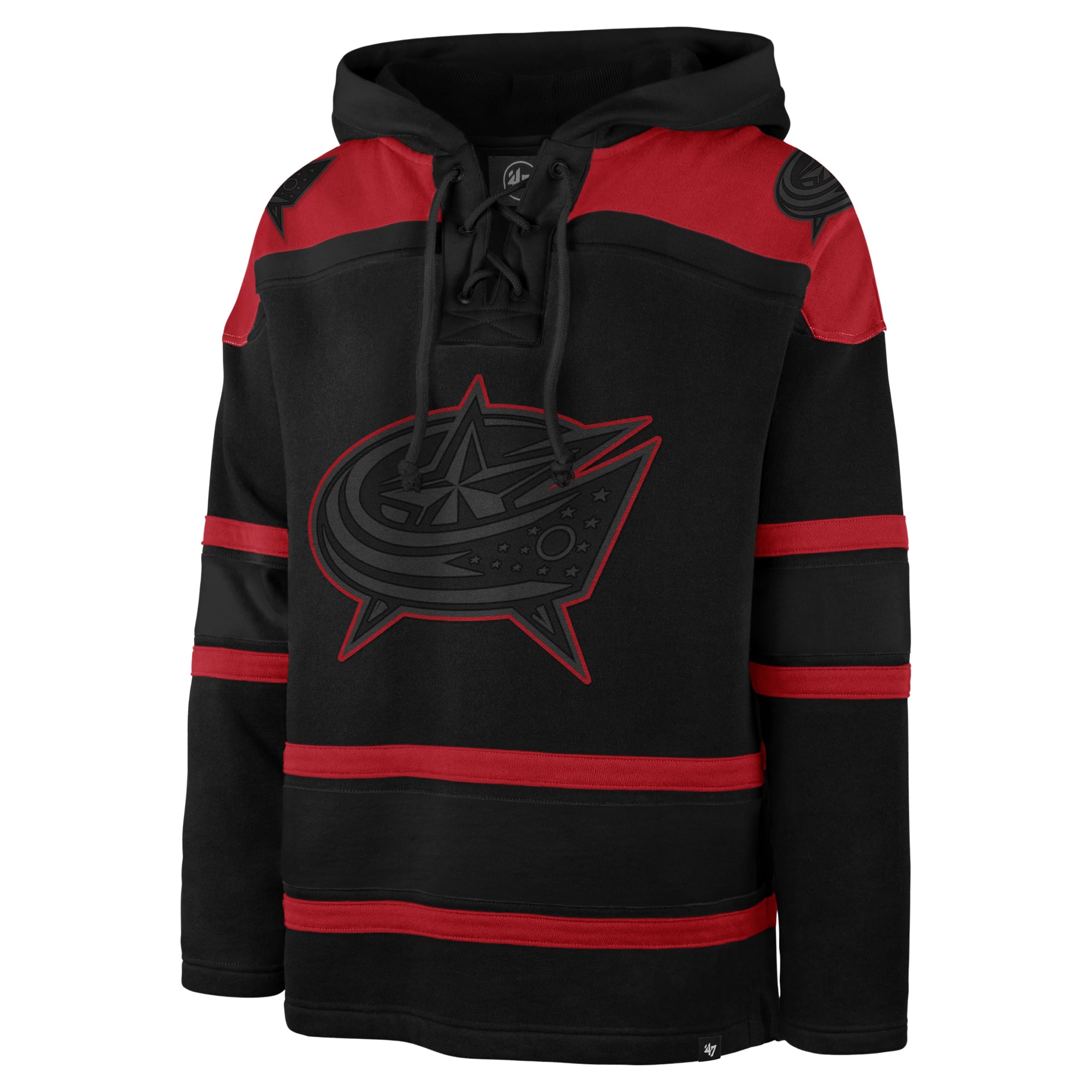 Sweat à capuche lacets Columbus Blue Jackets noir '47 pour homme