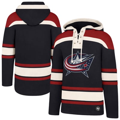  Columbus Blue Jackets '47 Superior Lacer Hoodie - Navy