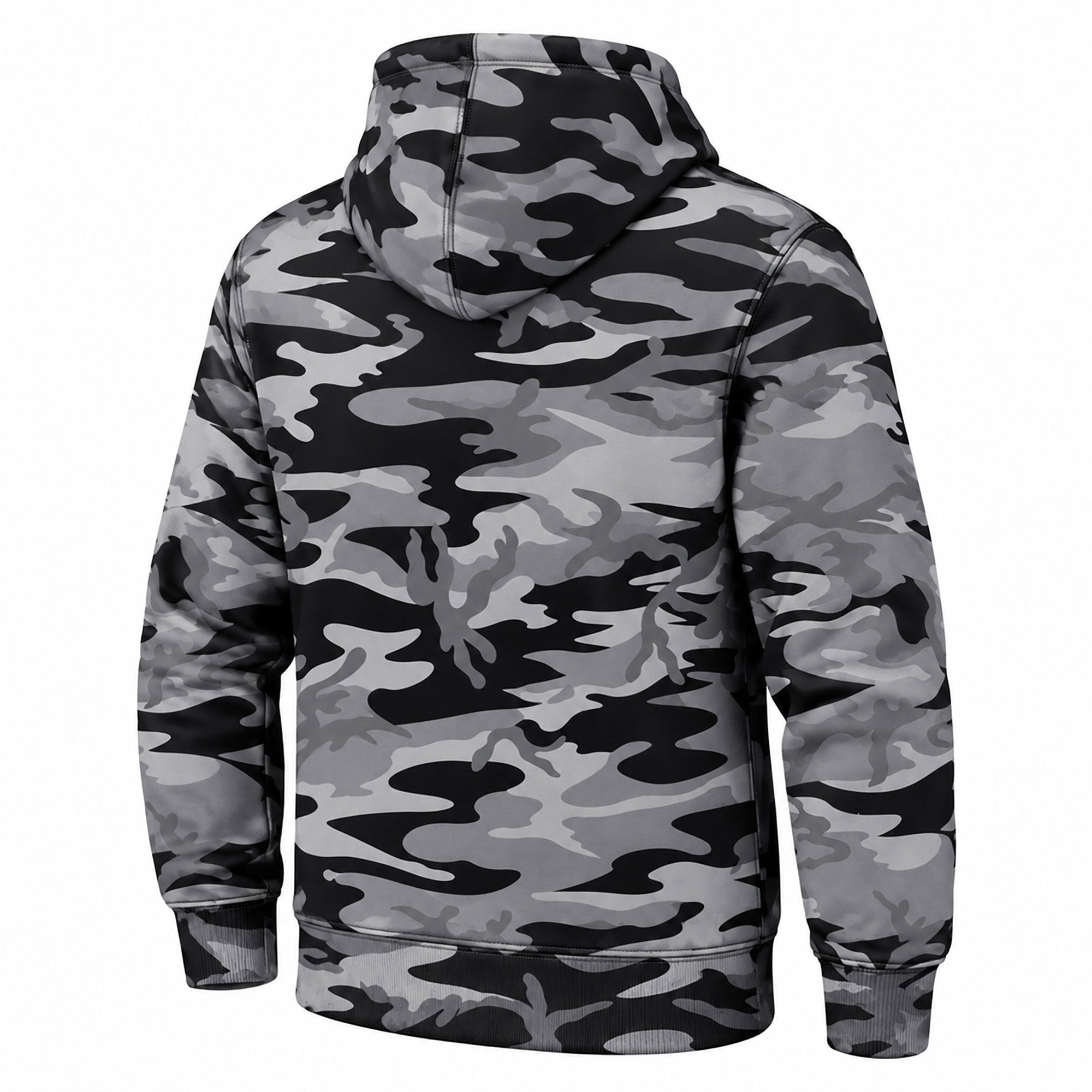 Sweat à capuche en polaire camouflage noir des Columbus Blue Jackets pour homme, grandes tailles, de la marque Fanatics.
