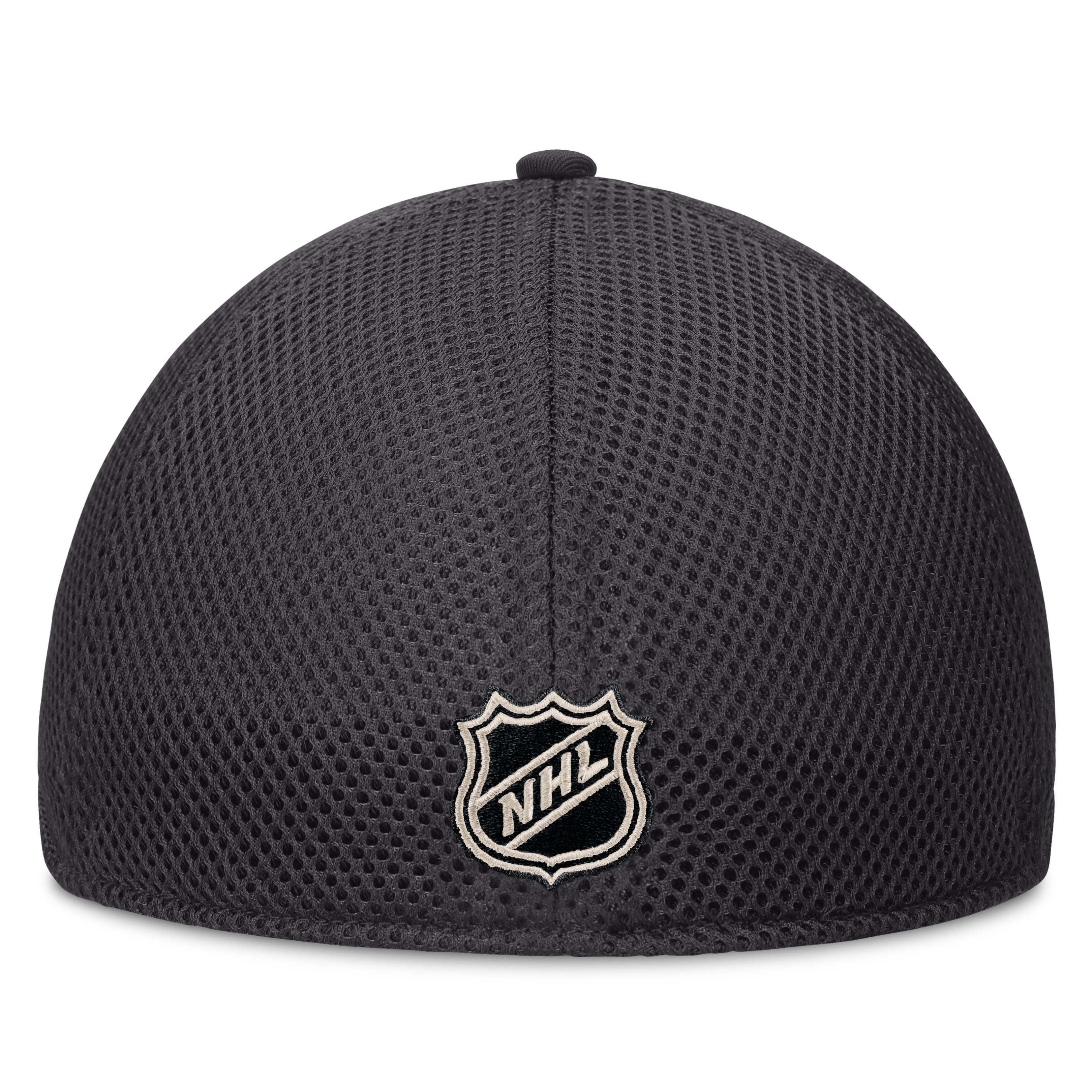 Men's Fanatics Charcoal Columbus Blue Jackets Road Meshback Stretch Hat