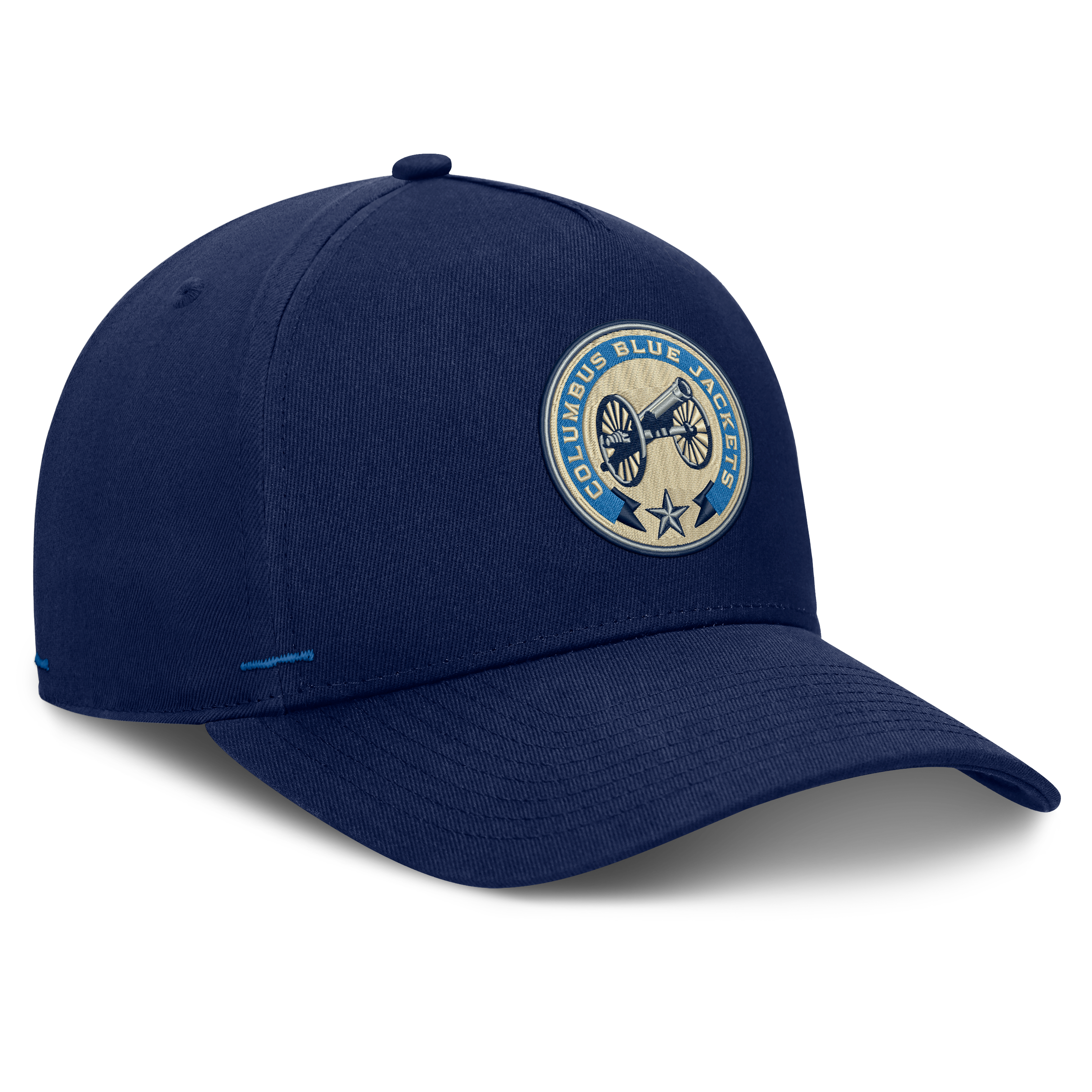 Men's Fanatics Navy Columbus Blue Jackets Alternate Authentic Pro Rink A-Frame Adjustable Hat