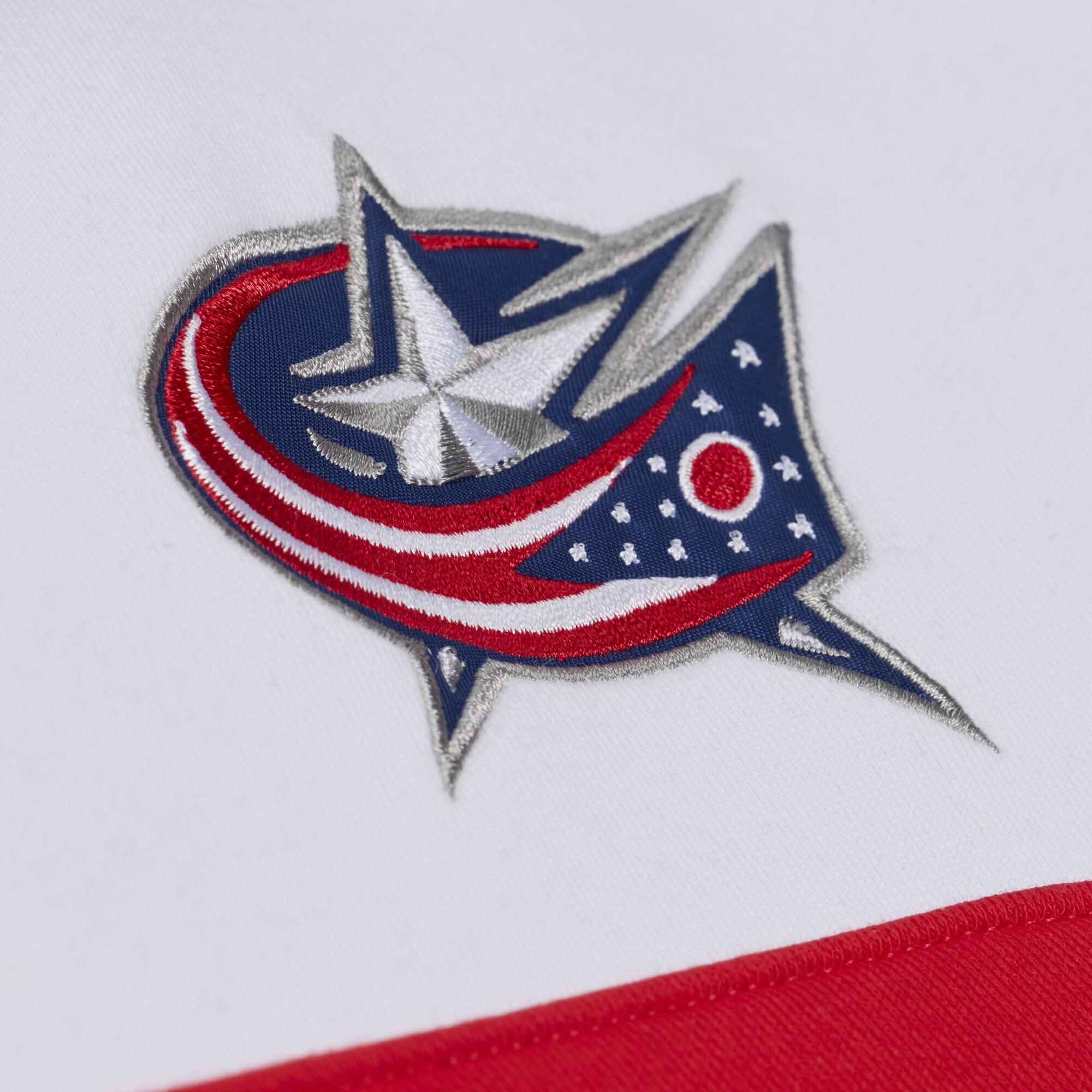 Men's Mitchell & Ness Navy Columbus Blue Jackets Head Coach Hoodie