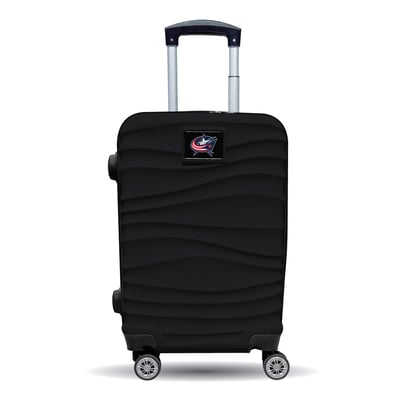 Columbus Blue Jackets MOJO Black Color Blitz Carry-On Hardcase Spinner Luggage
