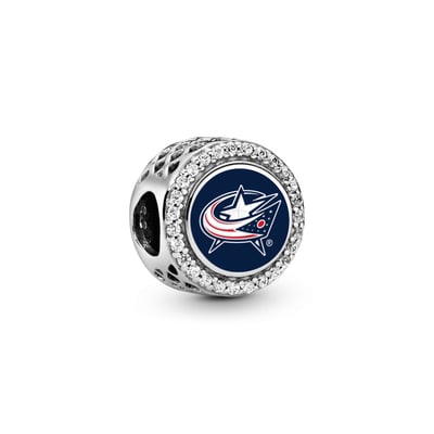 Columbus Blue Jackets Pandora Color Button Charm