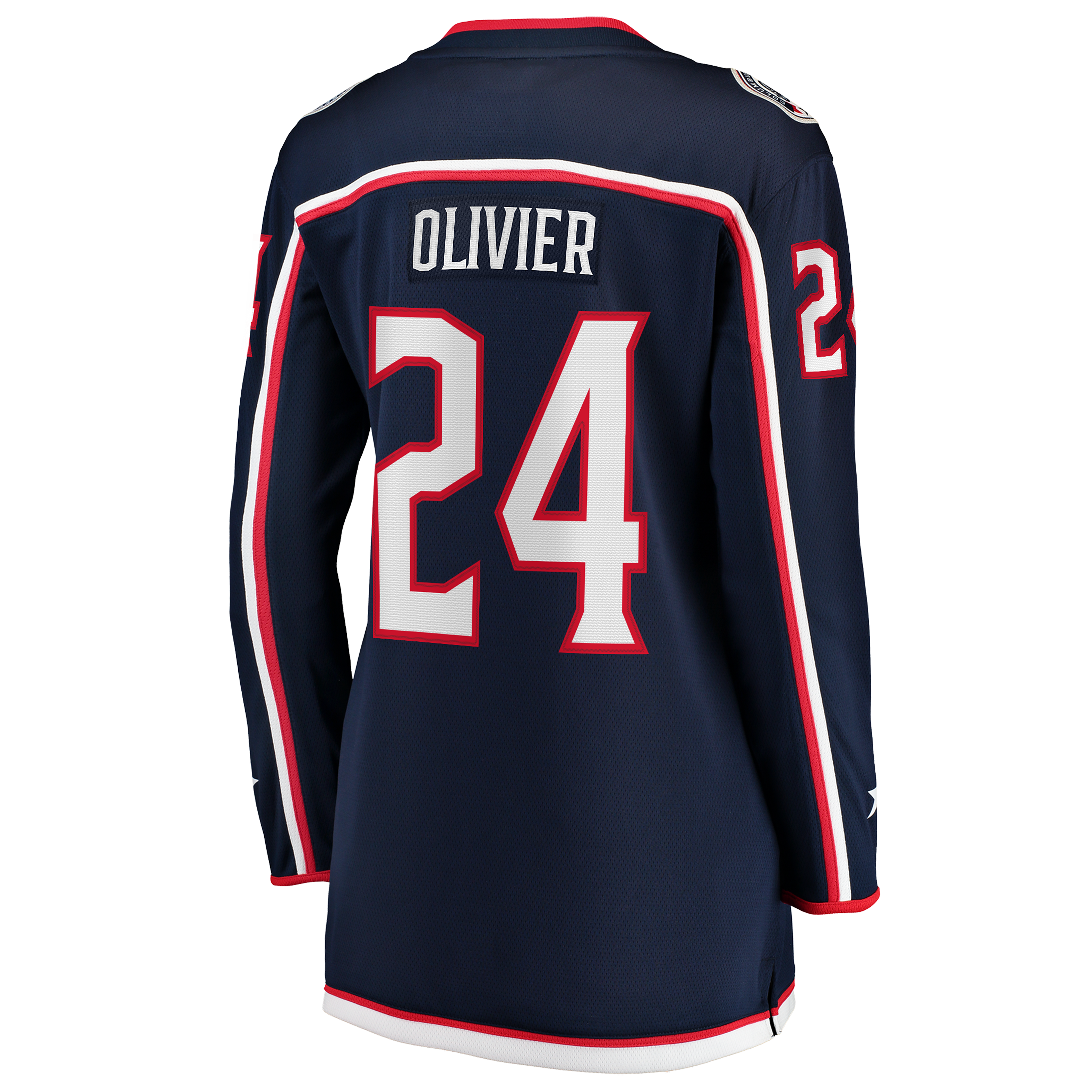 Women's Fanatics Mathieu Olivier Navy Columbus Blue Jackets Home Breakaway Jersey