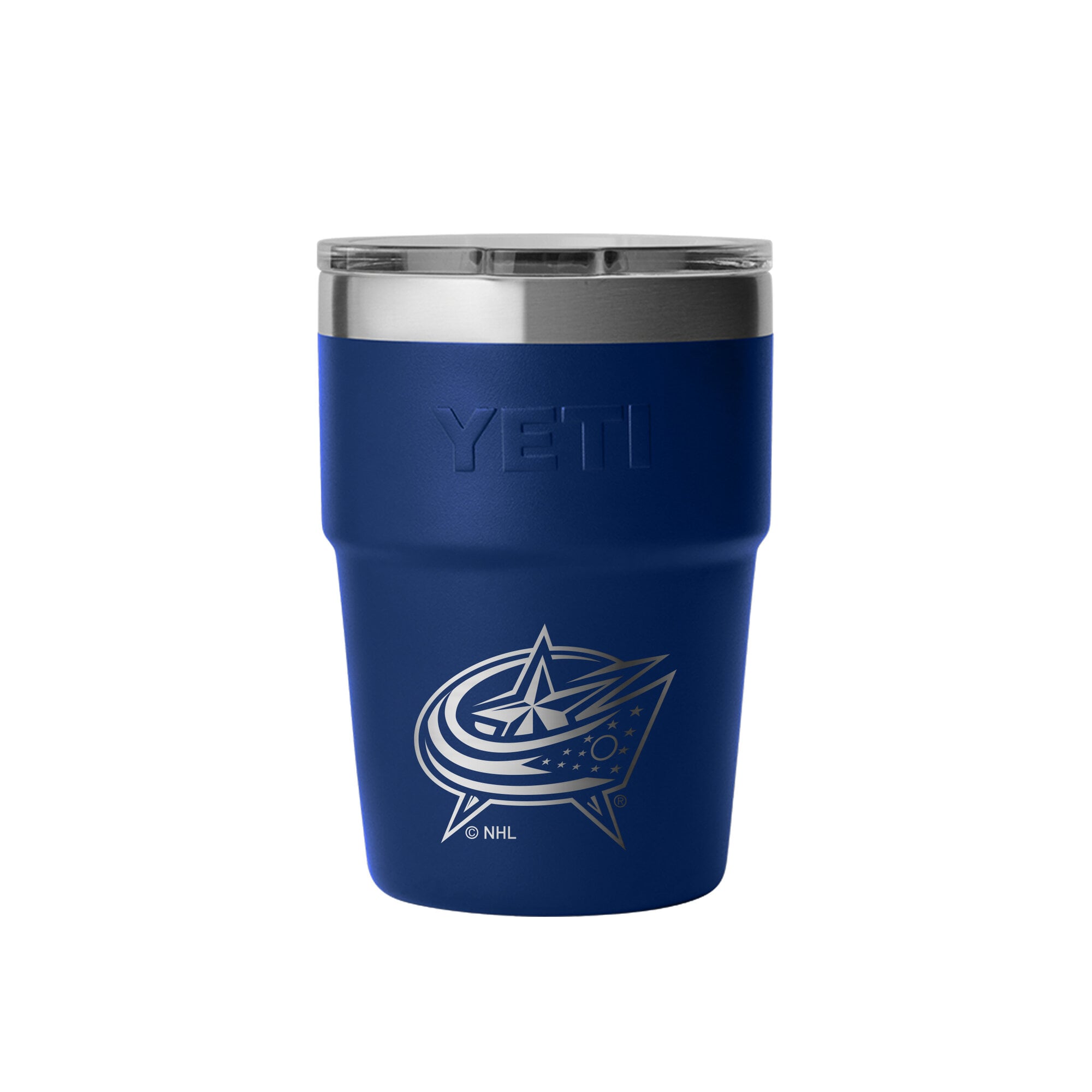 Gobelet empilable YETI Columbus Blue Jackets Rambler de 473 ml (16 oz) avec couvercle MagSlider