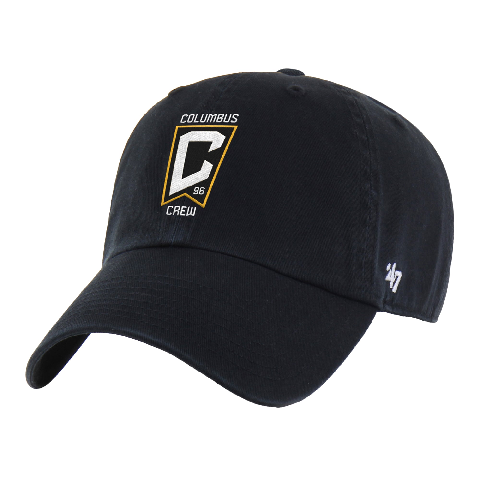 Men's Columbus Crew '47 Black Clean-Up Adjustable Hat