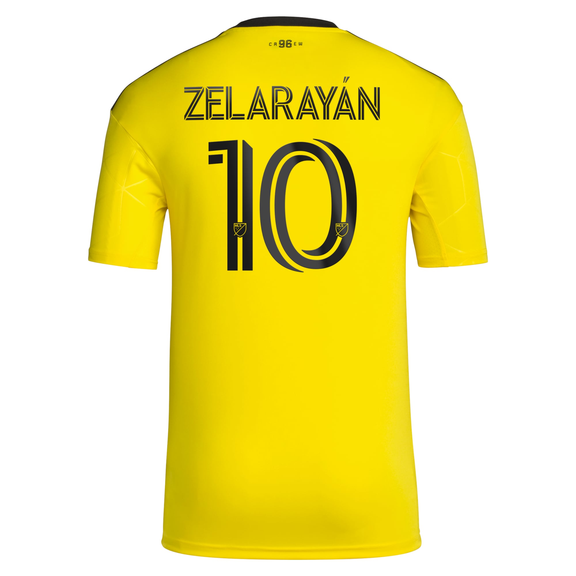 Men's Columbus Crew Lucas Zelarayan adidas Yellow 2022 Gold