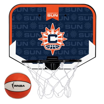 Connecticut Sun Franklin Sports Mini Over-the-Door Basketball Hoop Set