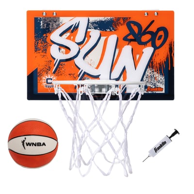 Connecticut Sun Franklin Sports Over-the-Door Basketball Hoop Set